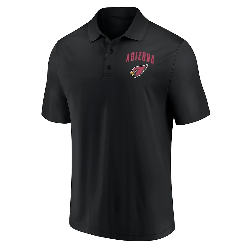Ensemble de deux polos Lockup Fanatics Arizona Cardinals pour hommes