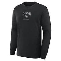 T-shirt à manches longues Fanatics Black Arizona Cardinals Midnight Falls pour homme