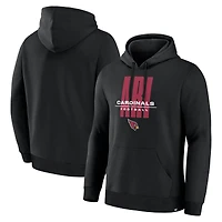 Sweat à capuche Fanatics noir pour homme, modèle Legacy, joueur de ligne offensive droite des Arizona Cardinals.