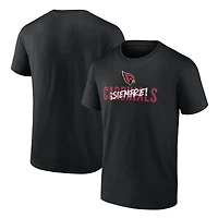 T-shirt noir Fanatics pour hommes des Cardinals de l'Arizona Siempre