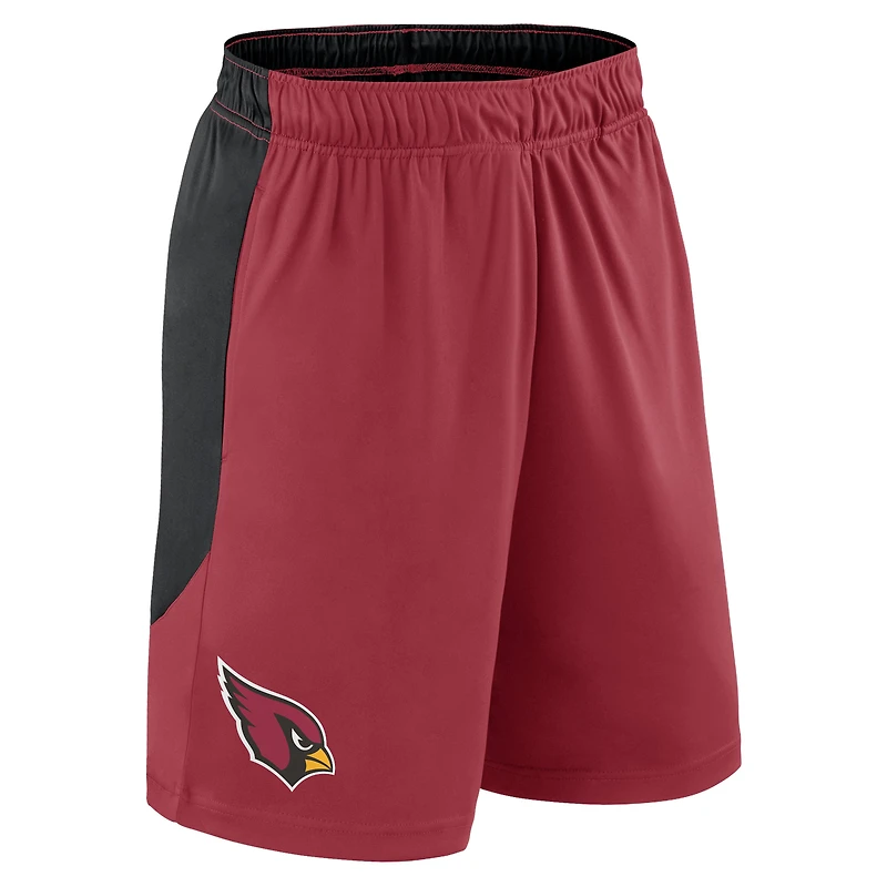 Short Fanatics Cardinal/Noir Arizona Cardinals Go Hard pour hommes