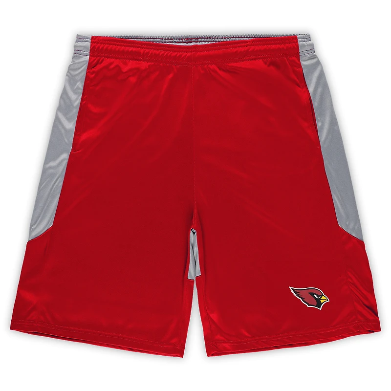 Short avec logo de l'équipe Fanatics Cardinal Arizona Cardinals Big & Tall pour hommes