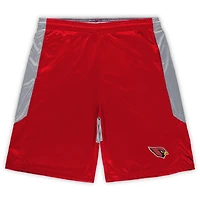 Short avec logo de l'équipe Fanatics Cardinal Arizona Cardinals Big & Tall pour hommes