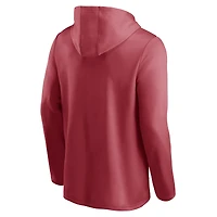 Veste à capuche entièrement zippée Fanatics Cardinal Arizona Cardinals Defender pour hommes