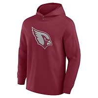 T-shirt à capuche manches longues Fanatics Cardinal Arizona Cardinals Elements Blaze Tri-Blend pour hommes