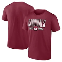 T-shirt Fanatics Cardinal Arizona Cardinals Fading Out pour hommes