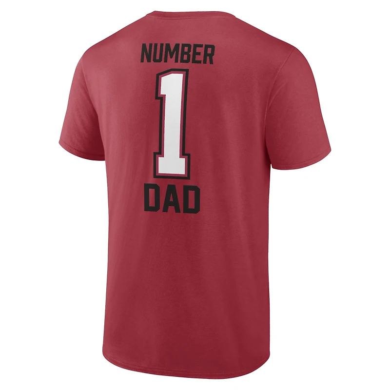 T-shirt de la fête des pères Fanatics Cardinal Arizona Cardinals pour hommes