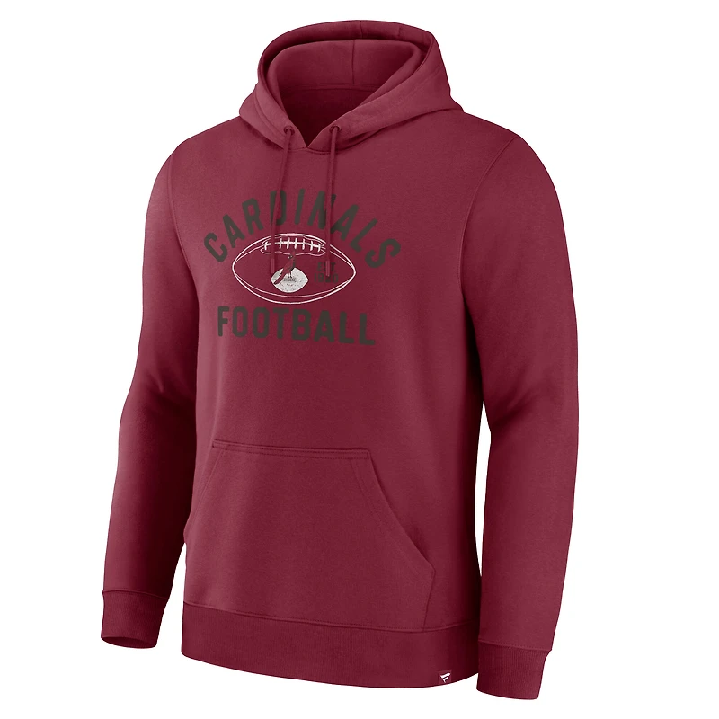 Men's Fanatics Cardinal Arizona Cardinals Fumblerooski Legacy Pullover Hoodie