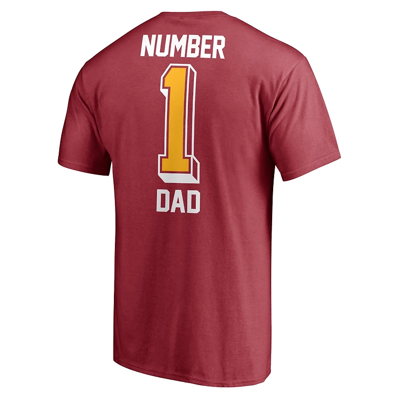 T-shirt pour homme Fanatics Branded Cardinal Arizona Cardinals #1 Dad