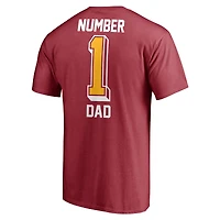 T-shirt pour homme Fanatics Branded Cardinal Arizona Cardinals #1 Dad