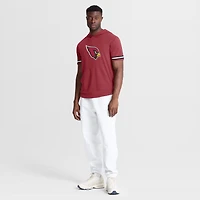 Men's Fanatics Cardinal Arizona Cardinals Optimal Play Short Sleeve Hooded T-Shirt