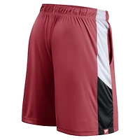 Short à blocs de couleurs Prep Fanatics Cardinal Arizona Cardinals pour hommes