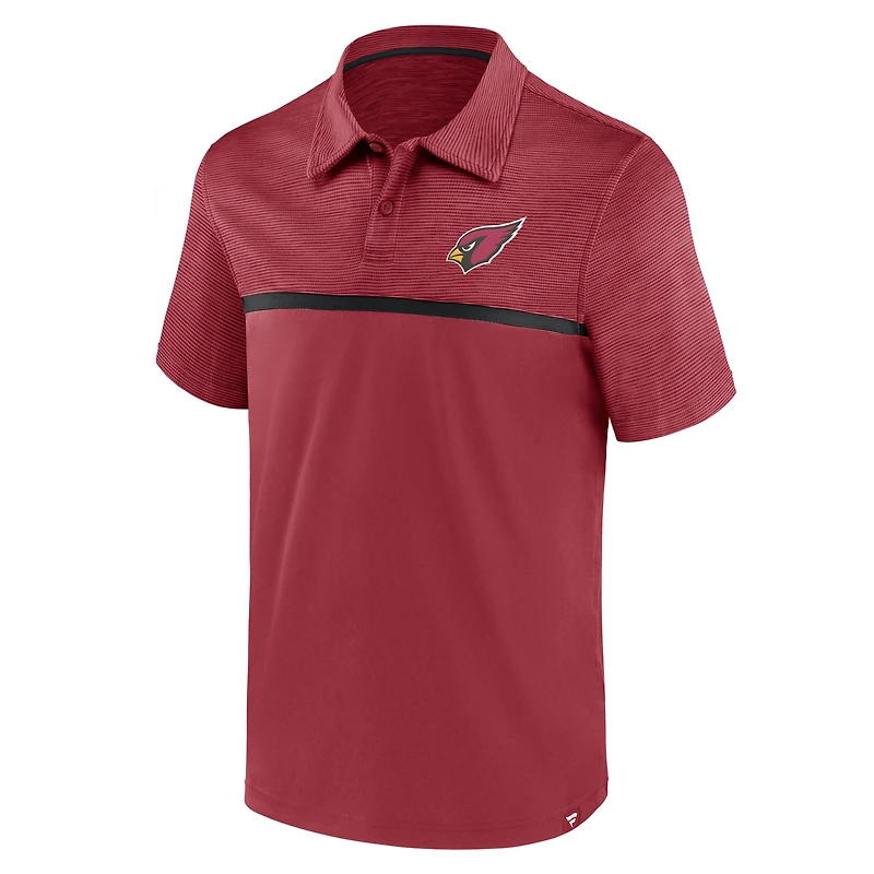 Polo primaire Fanatics Cardinal Arizona Cardinals pour hommes