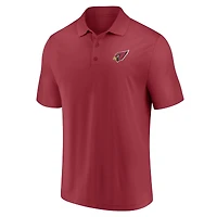 Polo Fanatics Cardinal Arizona Cardinals pour hommes avec séquence de victoires