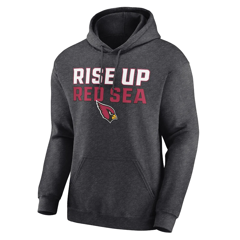 Sweat à capuche pour hommes Fanatics Charcoal Arizona Cardinals Victory Earned