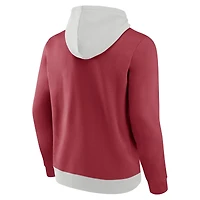 Men's Fanatics Gray/Cardinal Arizona Cardinals Primary Arctic Hoodie