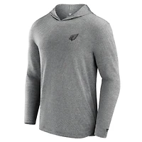 T-shirt à capuche léger et technique pour homme Fanatics Grey Arizona Cardinals Front Office