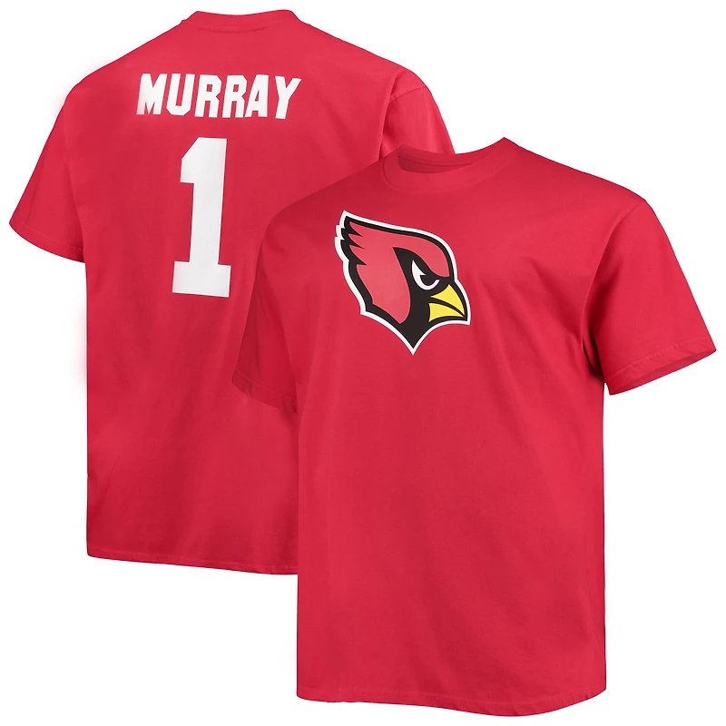 Fanatics pour hommes Kyler Murray Cardinal Arizona Cardinals T-shirt avec nom et numéro de joueur grand