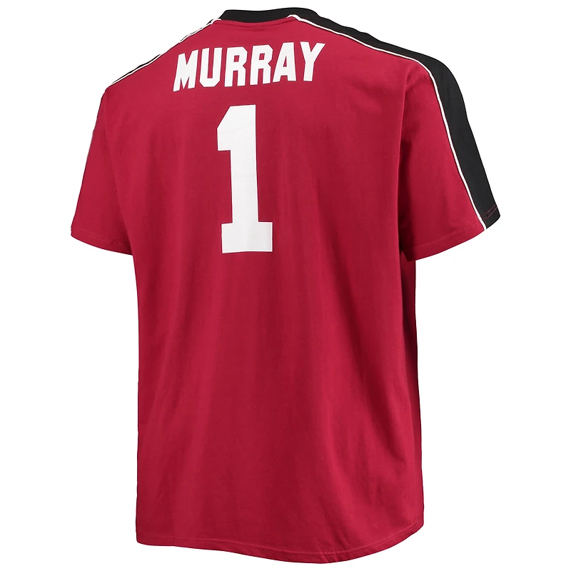 Fanatics pour hommes Kyler Murray Cardinal Arizona Cardinals T-shirt à manches grandes et hautes avec nom numéro du joueur
