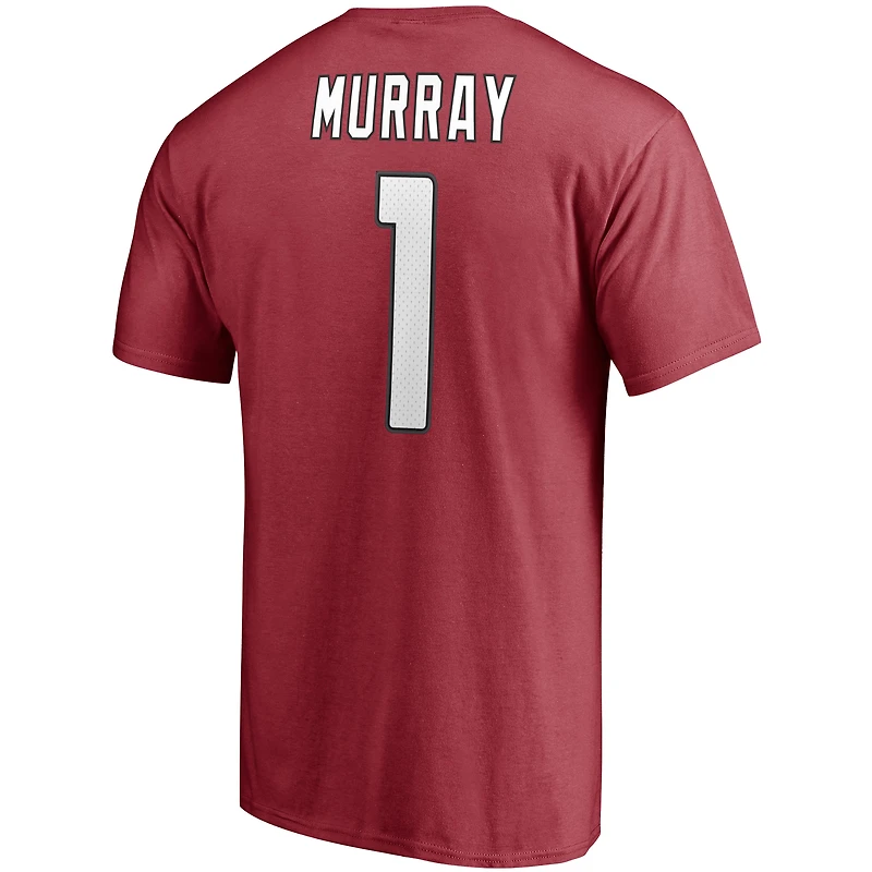 Men's Fanatics Kyler Murray Cardinal Arizona Cardinals Player Icon Name & Number T-Shirt