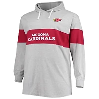 Fanatics pour hommes Kyler Murray Heathered Grey Arizona Cardinals Big & Tall Player Name Number Pull à capuche