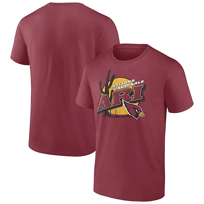 Men's Fanatics  Red Arizona Cardinals Prime Time T-Shirt