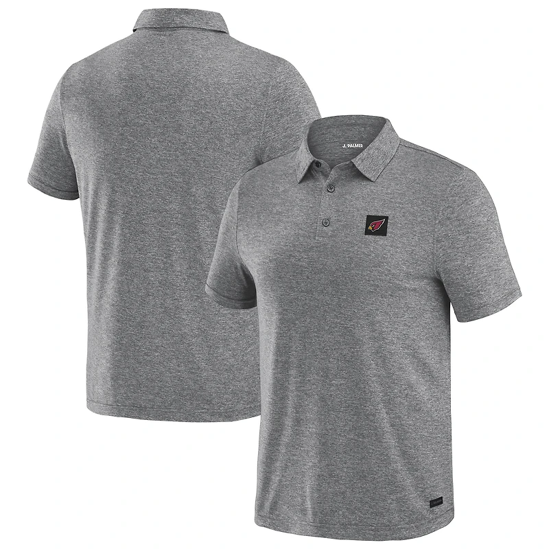 Polo noir à quatre points J. Palmer pour homme des Cardinals de l'Arizona