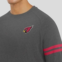 Men's J. Palmer Dark Heather Gray Arizona Cardinals Players Lounge Raglan Tri-Blend Sweatshirt