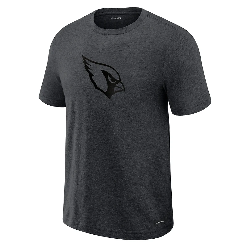 Men's J. Palmer Graphite Arizona Cardinals Players Lounge Tri-Blend T-Shirt
