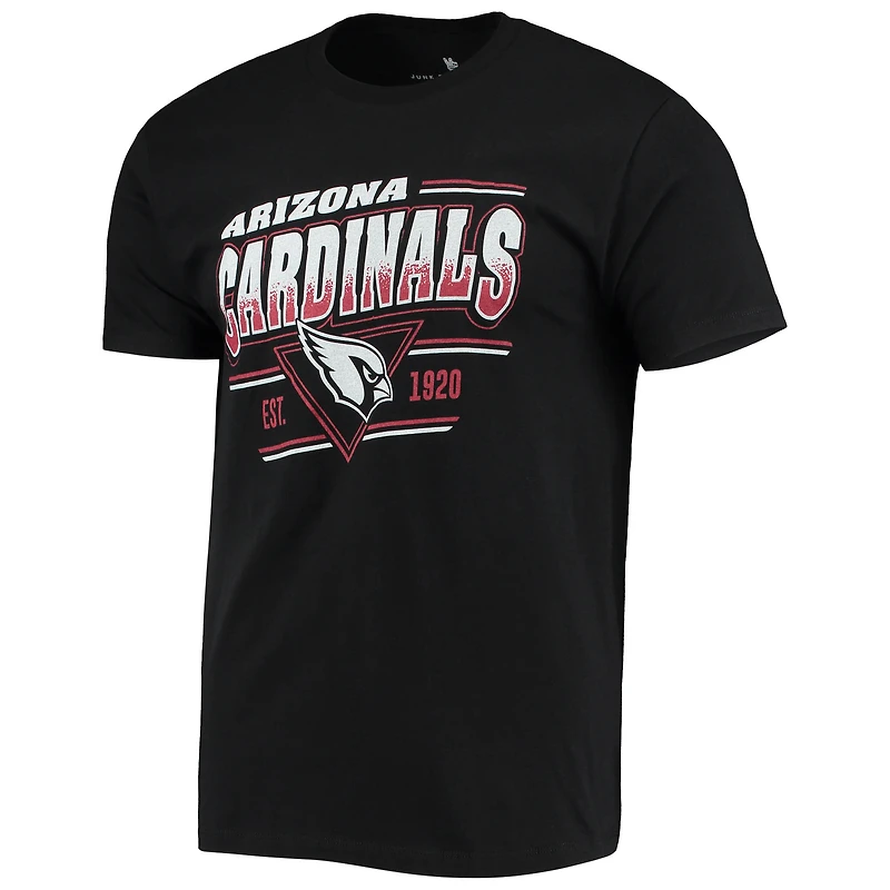 T-shirt noir pour hommes Junk Food des Cardinals de l'Arizona