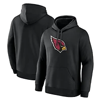 Sweat à capuche noir pour homme avec logo principal des Arizona Cardinals