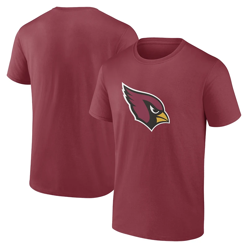 Men's Logo Athletic Cardinal Arizona Cardinals Primary T-Shirt