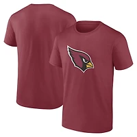 Men's Logo Athletic  Cardinal Arizona Cardinals Primary T-Shirt