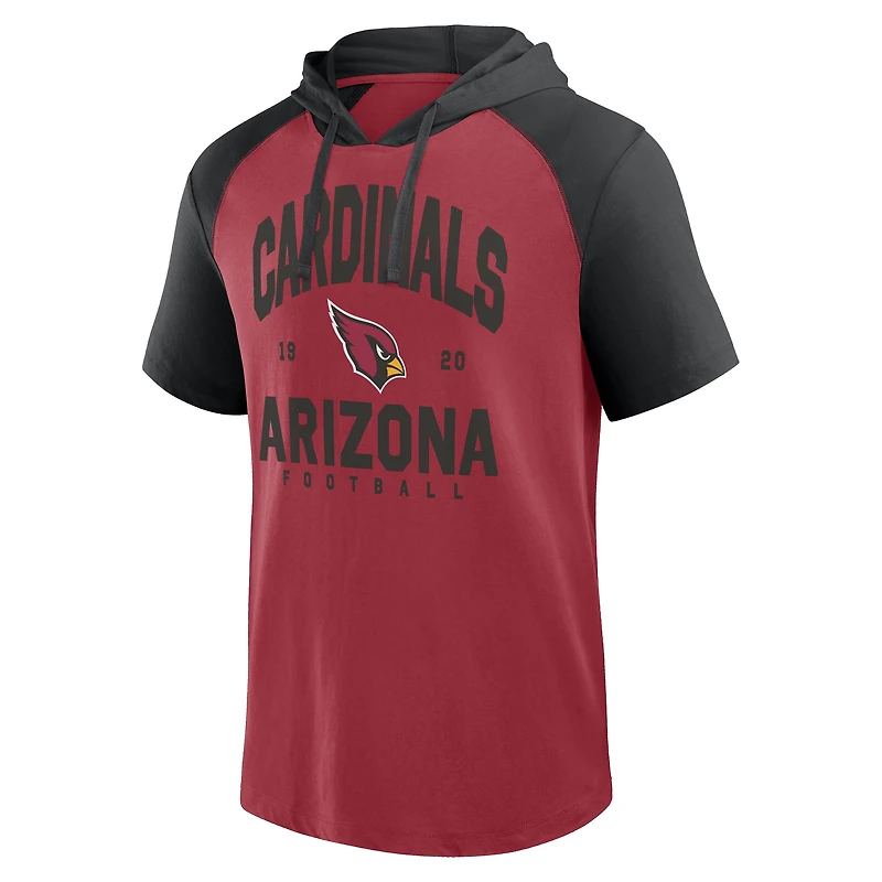T-shirt à capuche Prime pour homme avec logo Athletic Cardinal des Arizona Cardinals