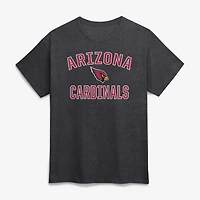 Men's Logo Athletic Charcoal Arizona Cardinals Cotton Victory Arch T-Shirt