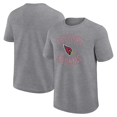 T-shirt gris chiné avec logo sportif pour homme des Cardinals de l'Arizona