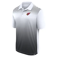 Polo blanc athlétique avec logo pour homme des Cardinals de l'Arizona