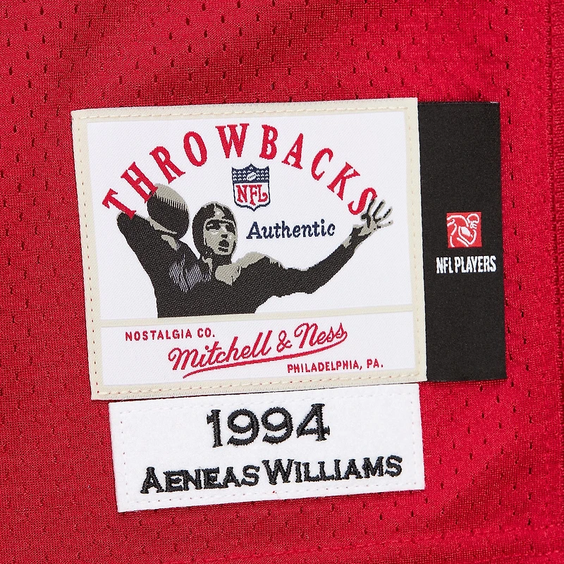 Maillot de joueur retraité authentique Mitchell & Ness Aeneas Williams Cardinal Arizona Cardinals 1994 pour homme
