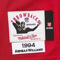 Maillot de joueur retraité authentique Mitchell & Ness Aeneas Williams Cardinal Arizona Cardinals 1994 pour homme