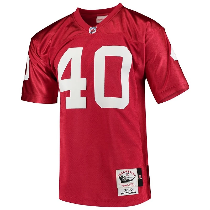 Maillot de joueur retraité authentique Mitchell & Ness Pat Tillman Cardinal Arizona Cardinals 2000 pour hommes