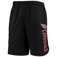 Short d'entraînement MSX by Michael Strahan noir pour hommes des Cardinals de l'Arizona