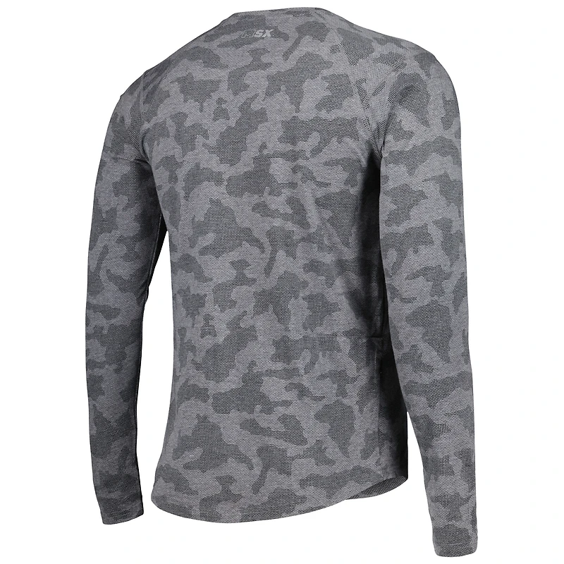 T-shirt à manches longues camouflage MSX by Michael Strahan pour homme des Cardinals de l'Arizona, gris