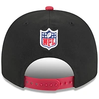 Men's New Era  Black/Cardinal Arizona Cardinals 2025 NFL Draft A-Frame 9FIFTY Snapback Hat