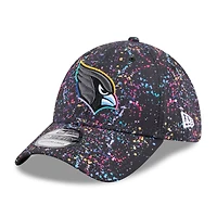 Casquette New Era noire Arizona Cardinals 2025 NFL Crucial Catch 39THIRTY Flex pour homme