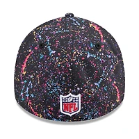 Casquette New Era noire Arizona Cardinals 2025 NFL Crucial Catch 39THIRTY Flex pour homme