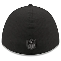 Casquette New Era Flex noire pour homme, Arizona Cardinals, camp d'entraînement NFL 2026, modèle 39THIRTY.