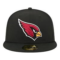Men's New Era Black Arizona Cardinals 59FIFTY Fitted Hat