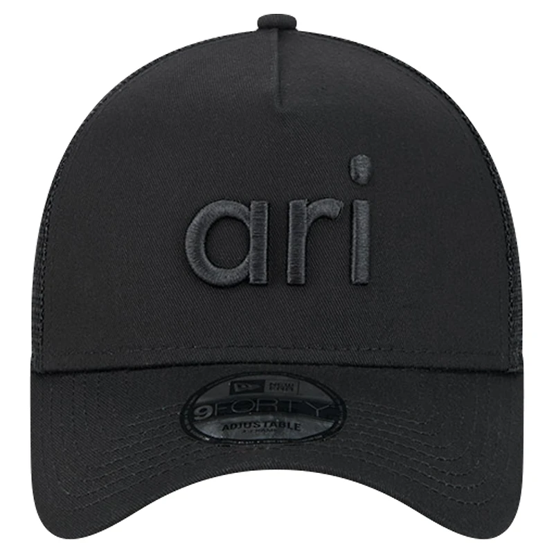 Casquette ajustable A-Frame Trucker Domain 9FORTY Arizona Cardinals de New Era pour homme, noire