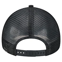 Men's New Era Black Arizona Cardinals Domain 9FORTY A-Frame Trucker Adjustable Hat