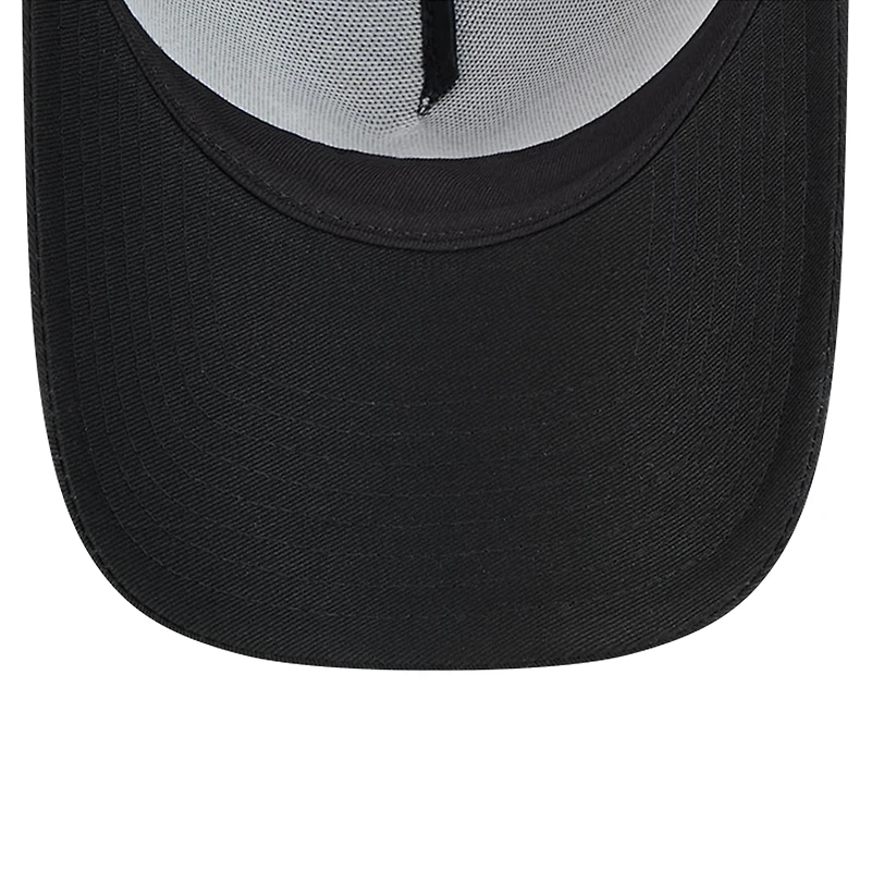 Men's New Era Black Arizona Cardinals Domain 9FORTY A-Frame Trucker Adjustable Hat